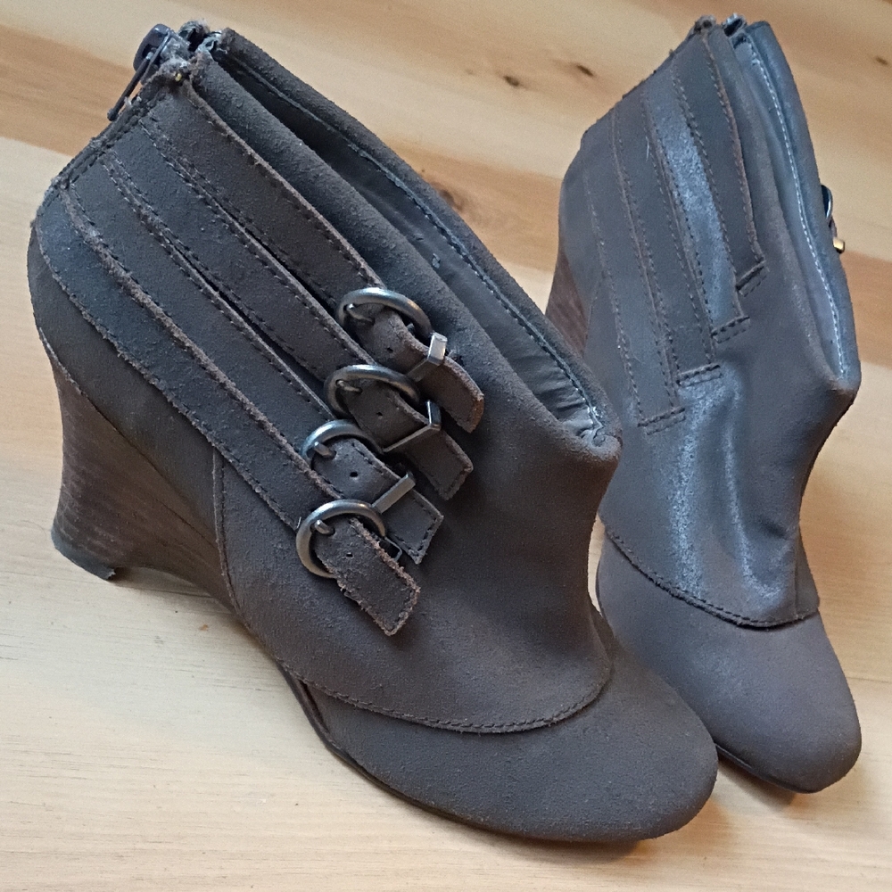 Naughty Monkey Low Ankle Boot With Buckle Detail
